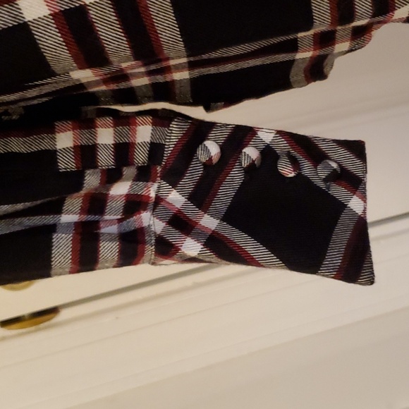 Long Plaid Tolani Shirt NWT - Picture 8 of 11